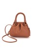 MINI TOP HANDLE BAG WITH LONG SHOULDER STRAP